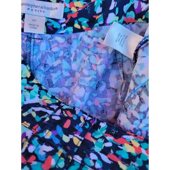 Christopher & Banks Women’s Abstract Print Casual Skirt 8P Cotton Spandex Blend - Picture 7 of 8